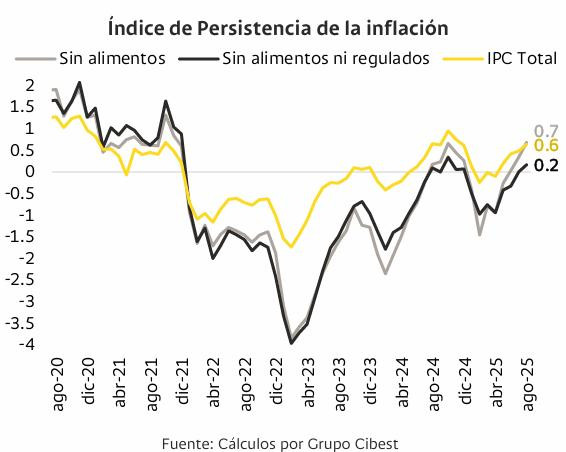 Economía colombiana crecerá por encima de su potencial en 2026, según proyecciones de Bancolombia Economía colombiana: persistencia de la inflación