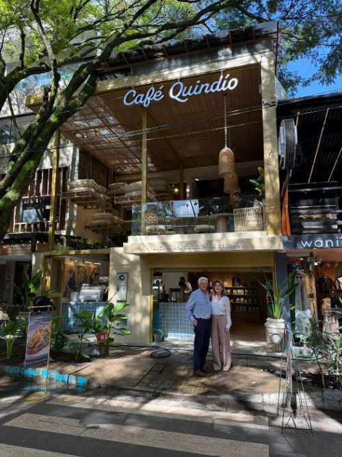Primera tienda de Café Quindío en Medellín 