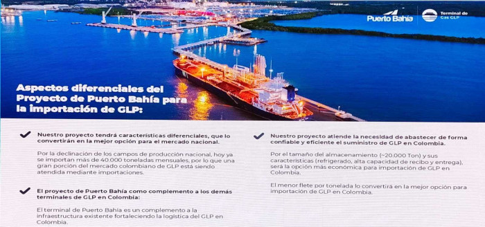 Colombia tendrá más capacidad en nuevo proyecto para importación y almacenamiento de GLP con alianza entre Puerto Bahía y Gasco