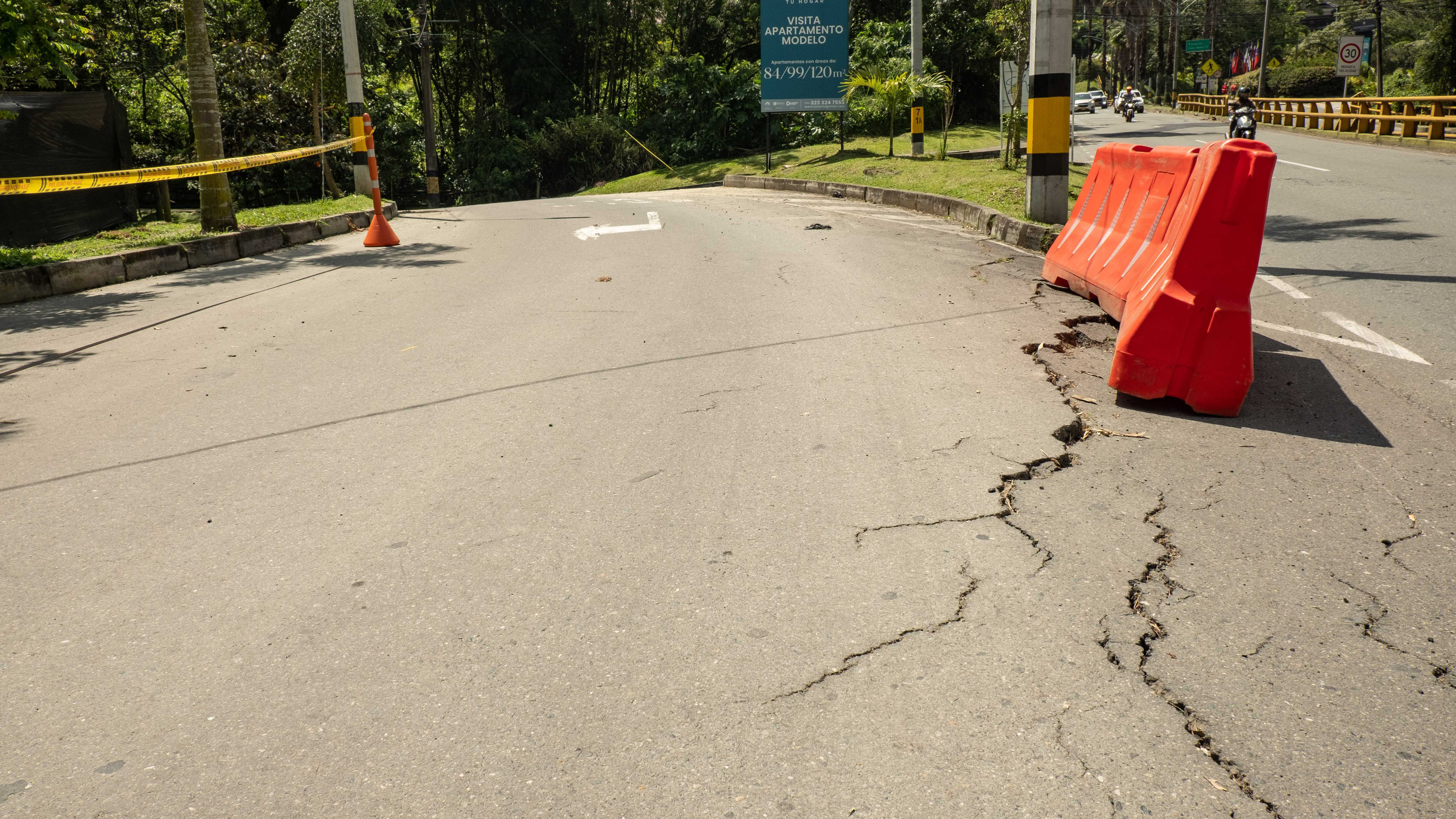 Avenida Las Palmas en Medellín tendrá cierres semanales a partir del 16 de junio por agrietamientos