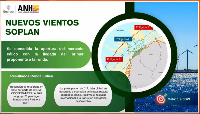 Colombia recibió solo una oferta en ronda de energía eólica costa afuera: ¿Qué provocó poco interés de inversionistas?