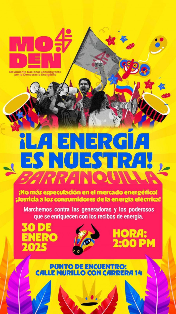 Alertan por participación del Gobierno Petro en marchas contra el sector de energía en Colombia